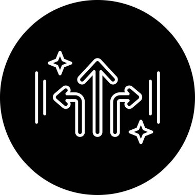 Basit oklar. Web simgesi illüstrasyonu