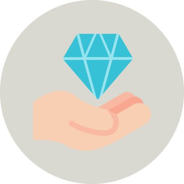 Değerli ağ simgesinin vektör çizimi