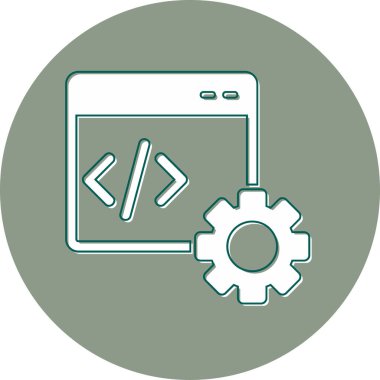 Gelişme. Web simgesi basit illüstrasyon