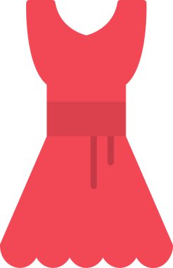 Elbise. Web simgesi basit illüstrasyon 