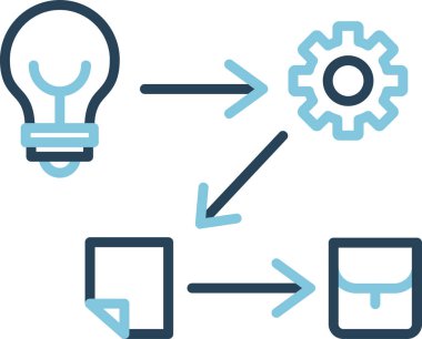 İşlem yapılıyor. Web simgesi basit illüstrasyon