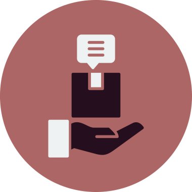 Basit ürün simgesi izole edilmiş arkaplan