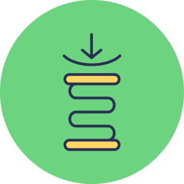 Bahar Simgesi, Beyaz Arkaplanda Vektör İllüstrasyonu 