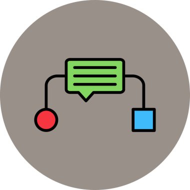 Sınıflandırma web simgesi vektör illüstrasyonu