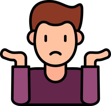 Omuz silk. Web simgesi basit illüstrasyon