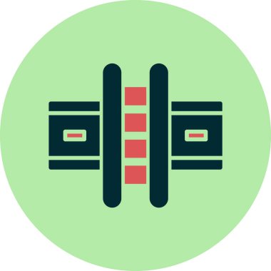 Yol simgesi vektör illüstrasyonu 