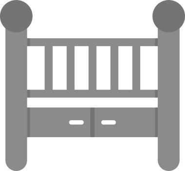 Beşik. Web simgesi basit illüstrasyon