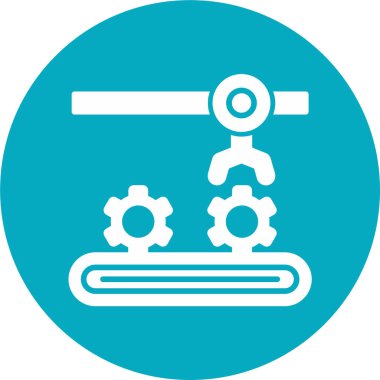 Taşıyıcı Şerit web simgesi, vektör illüstrasyonu