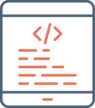 tablet simgesi, vektör illüstrasyonu