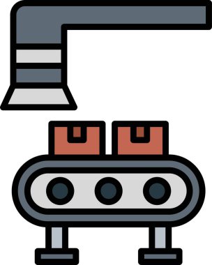 Basit ürün simgesi izole edilmiş arkaplan