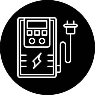 Kesintisiz Güç Arzı Elektrik Cihazı. Basit resimleme