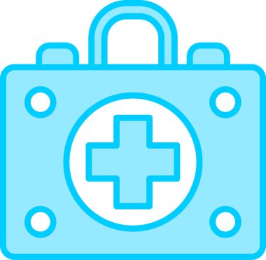 İlk yardım kiti vektör illüstrasyonu