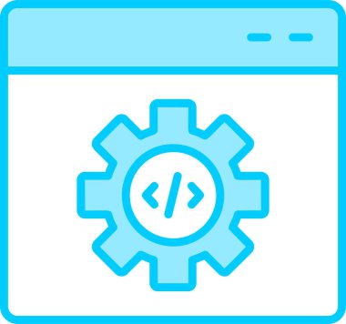 Kod İyileştirme simgesi vektör illüstrasyonu