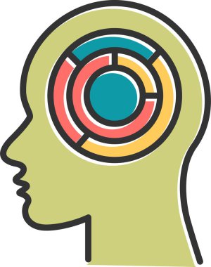 Labirent. Web simgesi basit illüstrasyon