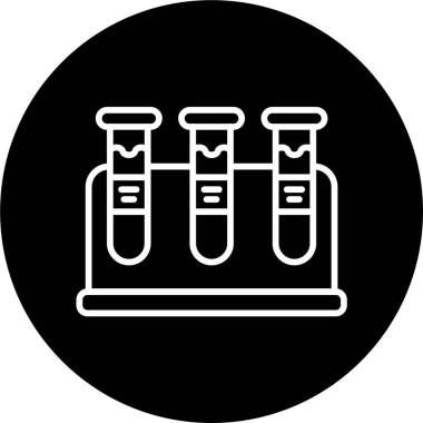 Test tüplerinin özet vektör çizimi