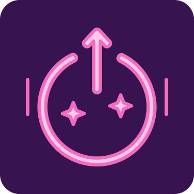 Basit oklar. Web simgesi illüstrasyonu