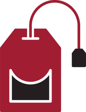 Tea Bag Web simgesi basit illüstrasyon