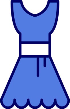Elbise. Web simgesi basit illüstrasyon 
