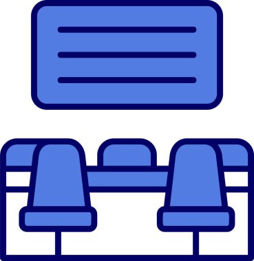 Basit simgeyi karşılama vektör illüstrasyonu