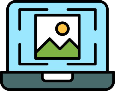 Çözüm. Web simgesi basit illüstrasyon 