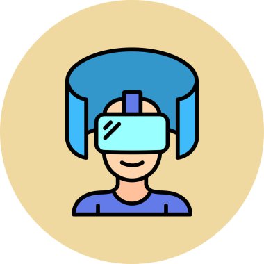 Artırılmış Reality web simgesi vektör çizimi