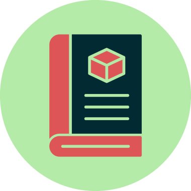 Basit Defter simgesinin vektör illüstrasyonu