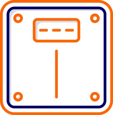 Ölçek. Web simgesi basit illüstrasyon