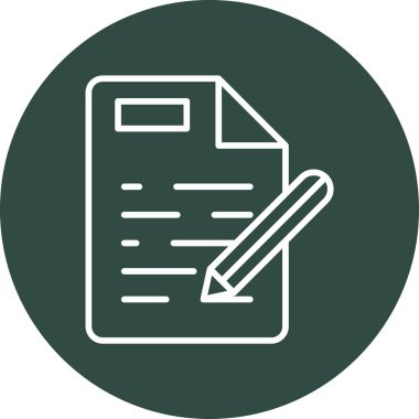 Sözleşmeli ağ simgesi, vektör illüstrasyonu