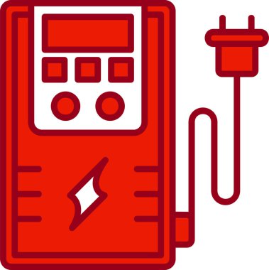 Kesintisiz Güç Arzı Elektrik Cihazı. Basit resimleme