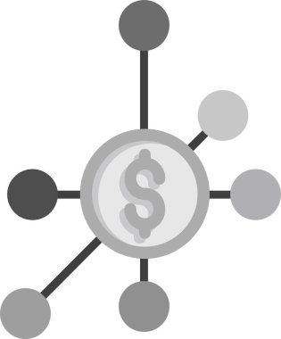 Basit çeşitlendirme düz vektör simgesi