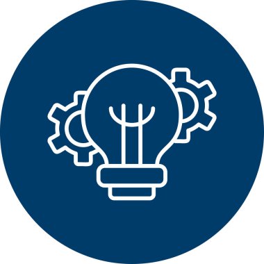 Basit İcat simgesi vektör illüstrasyonu