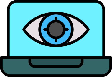 dizüstü bilgisayar simgesi, vektör illüstrasyonu basit tasarım