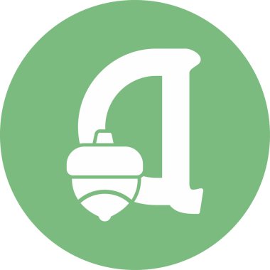 Küçük A harfi vektör illüstrasyonu 