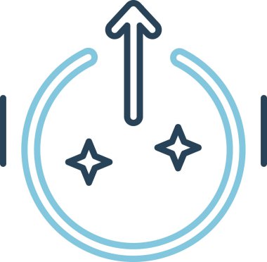 Basit oklar. Web simgesi illüstrasyonu