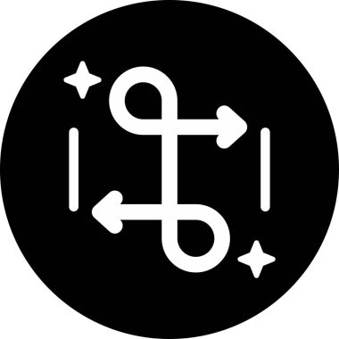 Basit oklar. Web simgesi illüstrasyonu