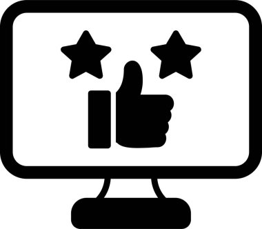 good review web icon vector illustration