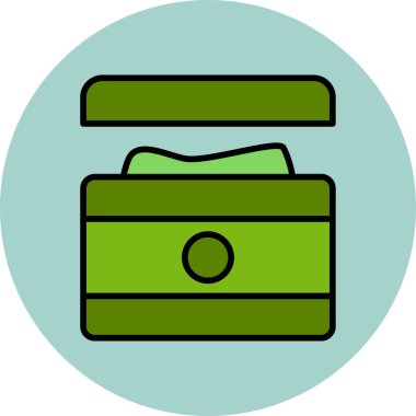 Saç cilası. Web simgesi basit tasarım