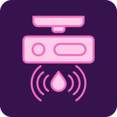 Algılayıcı. Web simgesi basit illüstrasyon