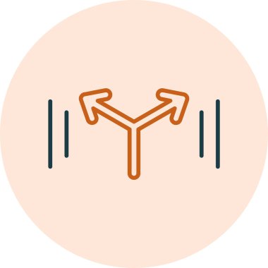 Basit oklar. Web simgesi illüstrasyonu