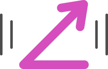 Basit oklar. Web simgesi illüstrasyonu