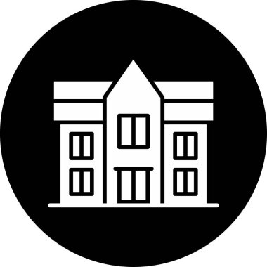 Malikane. Web simgesi basit illüstrasyon