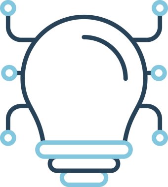 Ampul Ağı simgesi, vektör illüstrasyonu