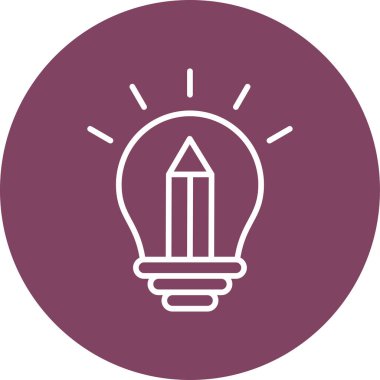 Ampul Ağı simgesi, vektör illüstrasyonu