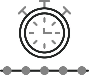 Sınırlı zaman dilimi. Web simgesi basit tasarım