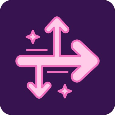 Basit oklar. Web simgesi illüstrasyonu