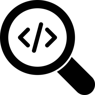 Basit analiz simgesi. vektör illüstrasyonu