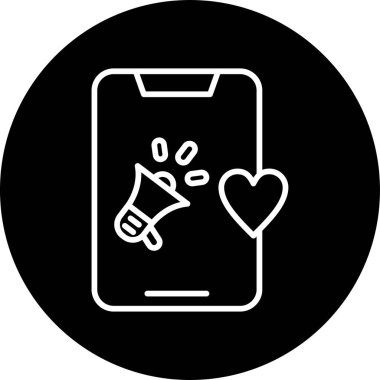 Sosyal Medya Pazarlamasının basit doğrusal çizimi