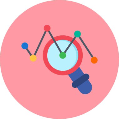 veri analiz simgesi vektör illüstrasyonu 