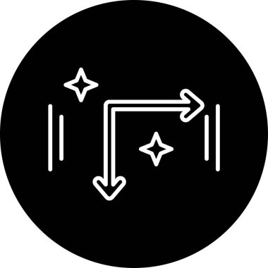 Basit oklar. Web simgesi illüstrasyonu