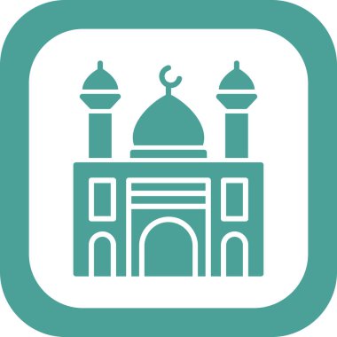 Minimalist doğrusal biçimdeki Müslüman camii